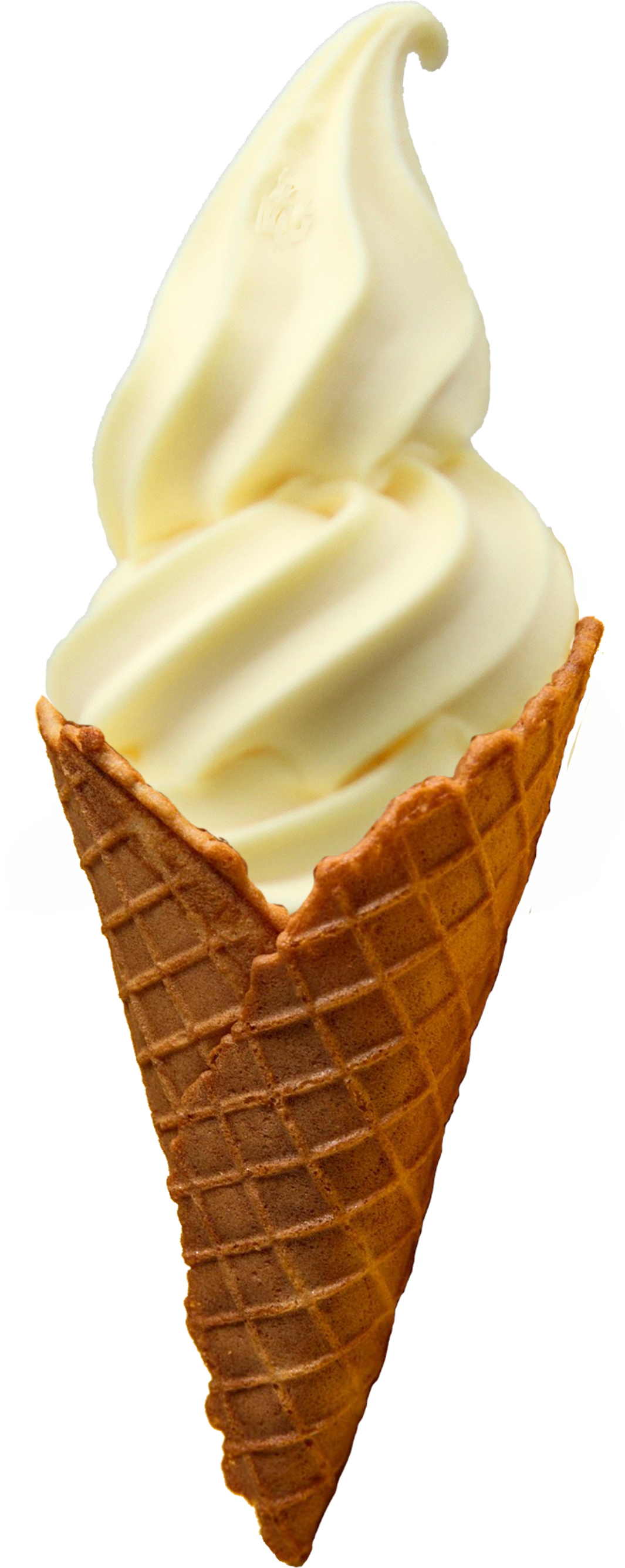 Pineapple Dole Whip Waffle Cone